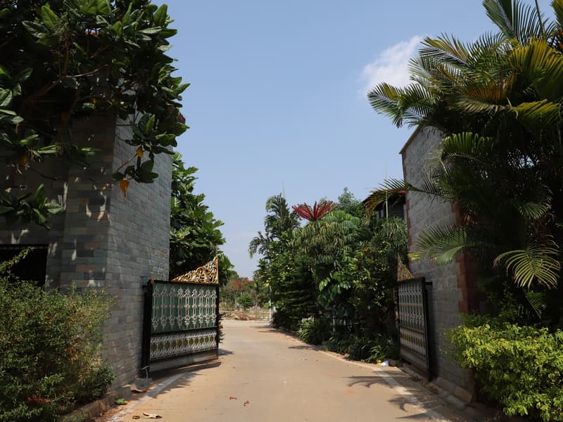 Villa entrance gate
