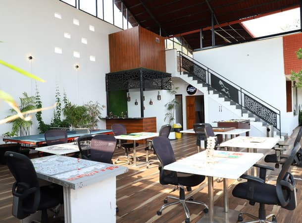 Games zone with board games